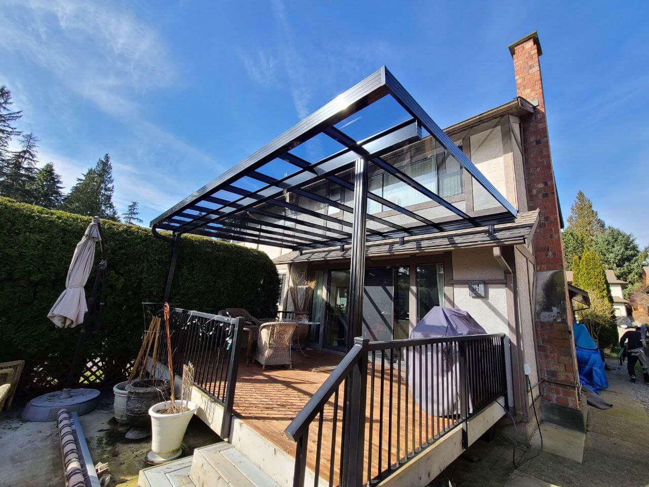 Patio Covers Langley Jamdis Retractable Patio Cover Company